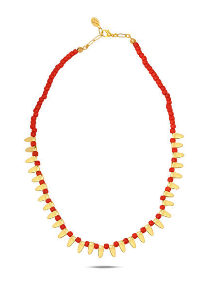 Portofino Coral Women's Gold Plated Necklace