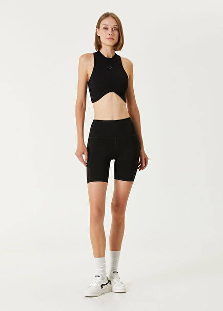 Paris Seamless Onyx Kadın Biker Tayt