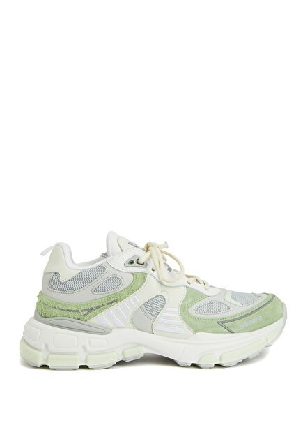 Sphere White Green Women's Leather Sneaker