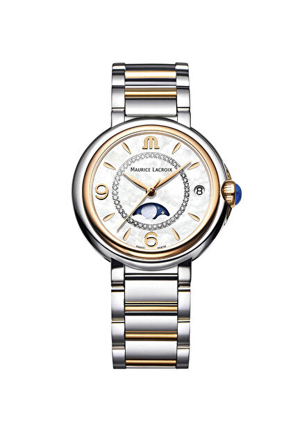 ML-FA1084PVP13150-1 Metallic Grey Diamond Women's Wrist Watch