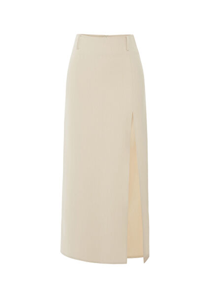 Sail Beige Women's Maxi Skirt