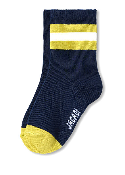 Colorful Intarsia Knit 2-Pack Baby Boy Socks