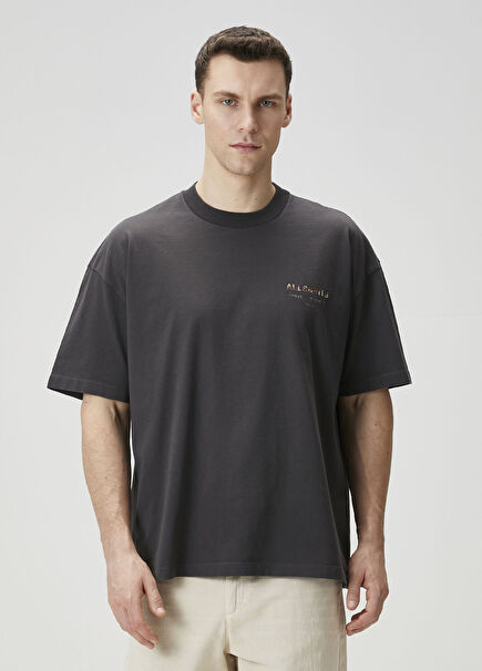 Underground Oversized Siyah Antrasit T-shirt