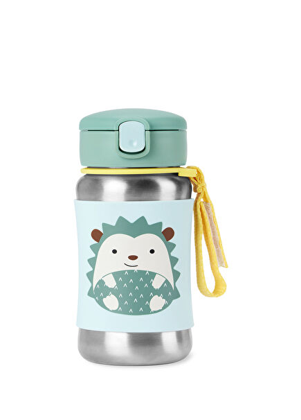 Zoo Hedgehog Patterned Steel Kids Drinker