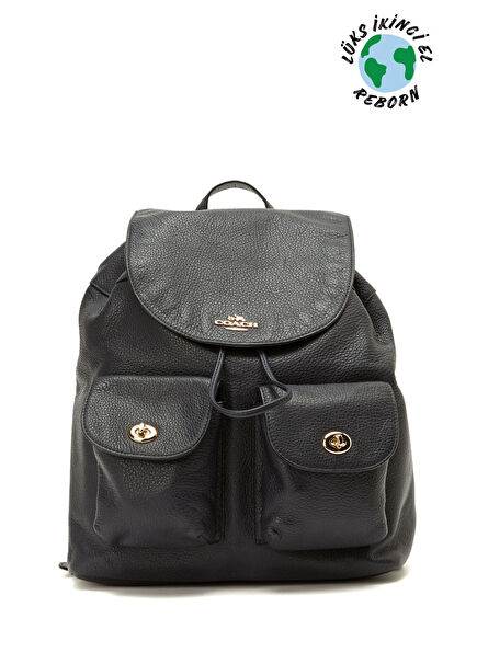 Coach leather backpack