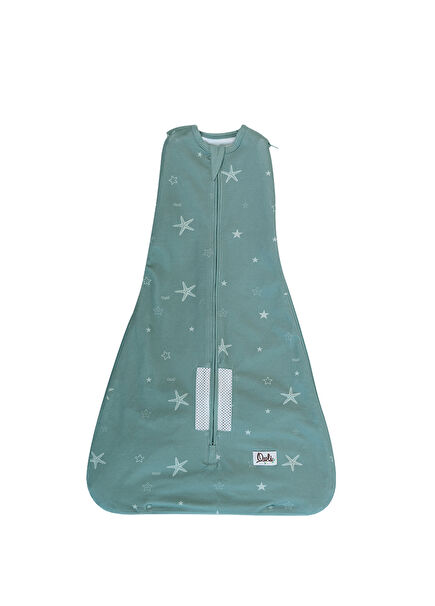 Owli Sleep Guru Cool Star Green Swaddle