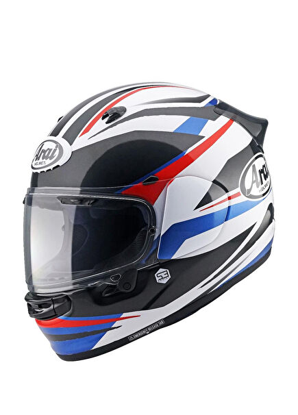 Quantic Ray White Closed Motorcycle Helmet