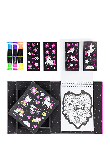 Unicorns and Friends Neon Coloring Set