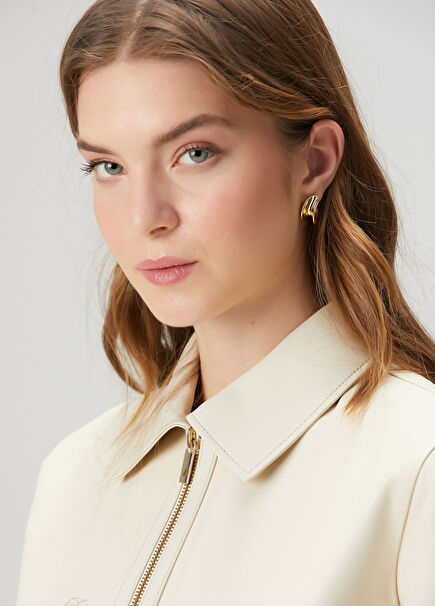 Gold Amorphous Women's Earrings