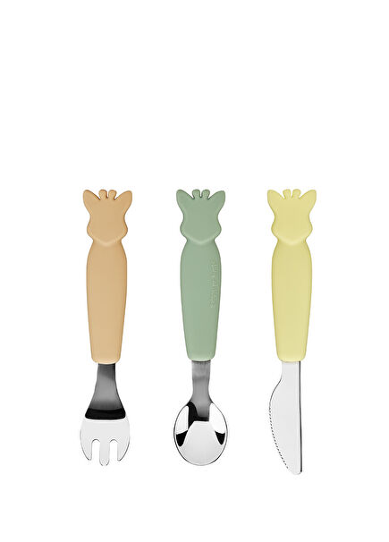 Multi-Colored Metal Cutlery Set