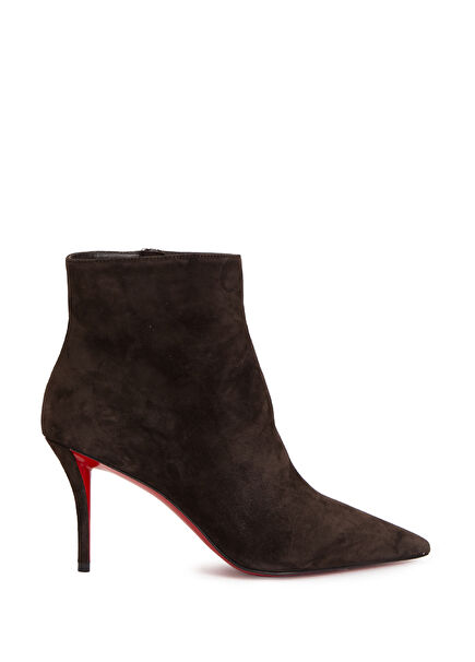 Miss Z Koyu Kahverengi Kadın Deri Bot