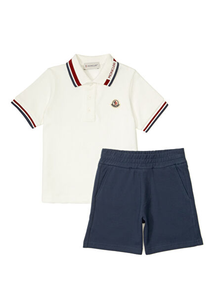 White Navy Blue Boys Set Of 2