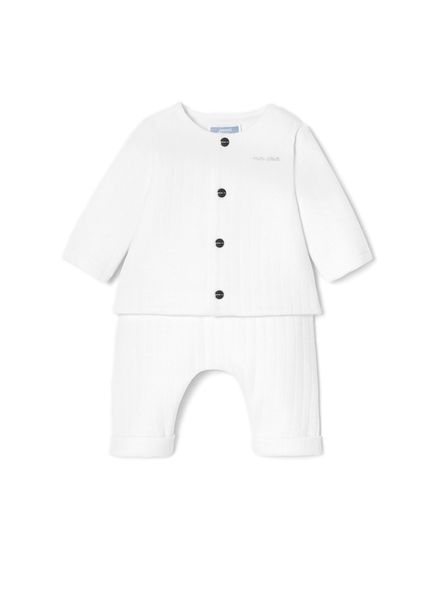 Newborn Baby Boy Quilted Two-Piece Set