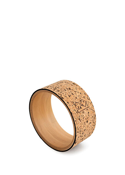 Wood Cork Covered Yoga Wheel 32 cm