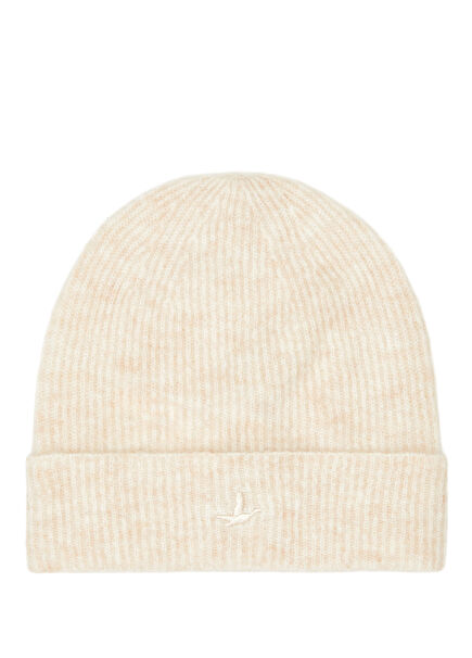 Beige Women's Mohair Beanie