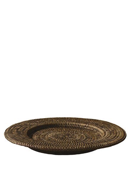 Kahverengi 2li Geniş Rattan Supla