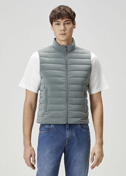 Calaf-Os Yeşil Kapitoneli Yelek