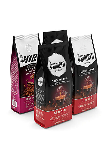 Delicato and Classico Bean Coffee 4 x 500 gr