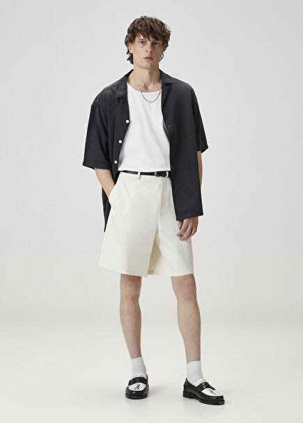 Eric Kırık Beyaz Bermuda