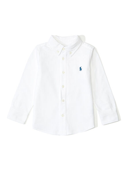 Beyaz Erkek Çocuk Gömlek
