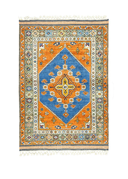 Dargıl El Dokuma Renkli Dazkırı Halı 158x210 cm