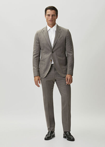 Striped Wool Suit