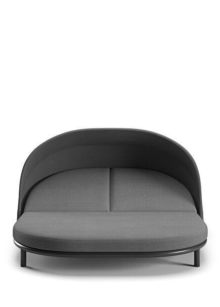 Lorvain Nightfall Antrasit Alüminyum Daybed Bahçe Koltuğu 