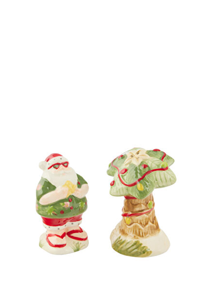 Noel Baba Porselen Tuzluk Biberlik