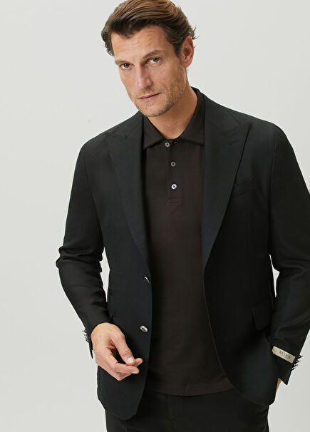 Black Wool Blazer