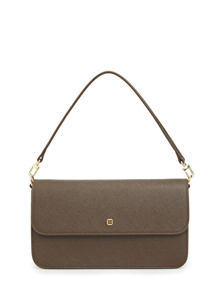 Chain Koyu Kahverengi Kadın Omuz Çantası