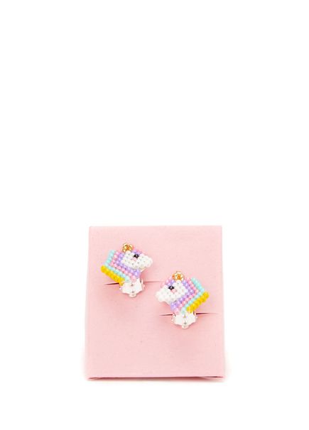 Miyuki Unicorn Girl Earrings