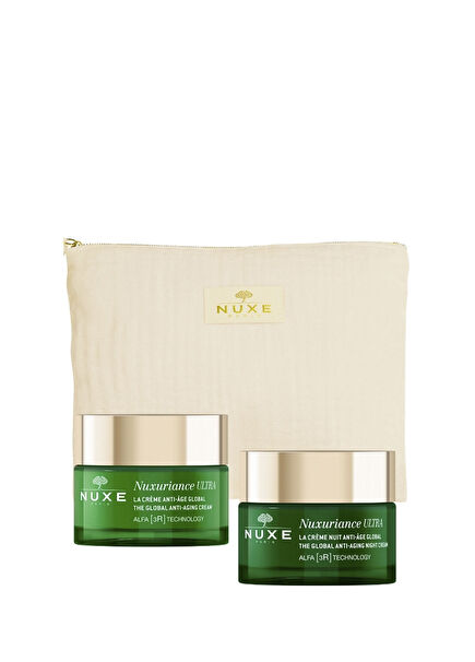 Nuxuriance Ultra Cream + Global Anti-Aging Cream + Bag Anti-Aging Skin Care Set