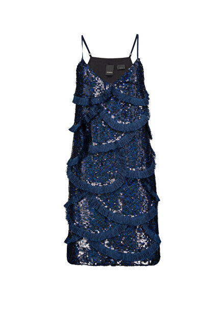 Avezzano Navy Blue Strappy Women's Dress