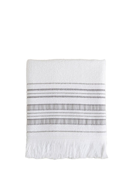 Deep White Face Towel 50x90 cm