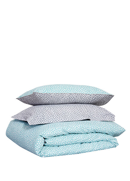 Dots Blue Double Duvet Cover Set 200x220 cm