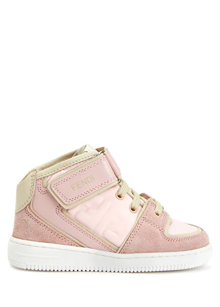 Pembe Logolu Unisex Çocuk Sneaker