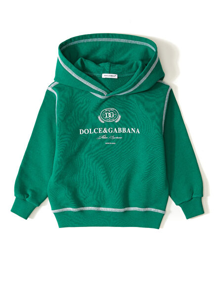 Koyu Yeşil Erkek Çocuk Sweatshirt