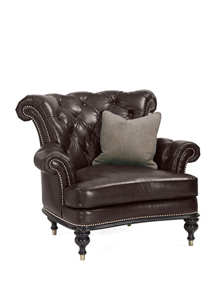 Madison Black Siyah Deri Berjer