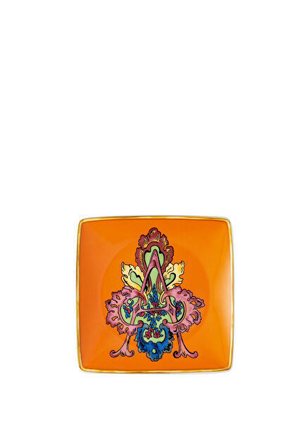 Alphabet Letter A Porcelain Decorative Plate 12 cm