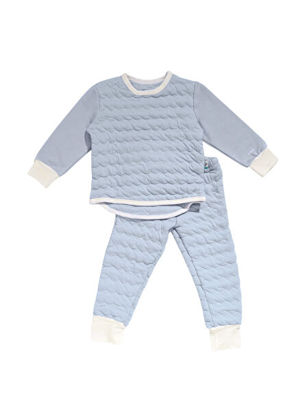 Cloud Mavi 1.5 TOG Unisex Çocuk Pijama Takımı