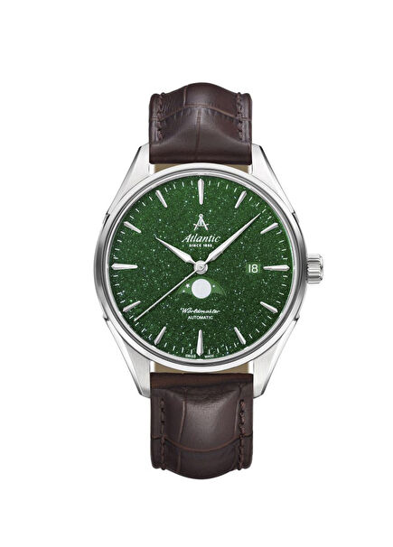 Worldmaster Moonphase 52783.41.71 Brown Leather Men's Wristwatch