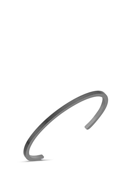 Pırlantalı Siyah Rodyum Kaplama Gümüş Bileklik