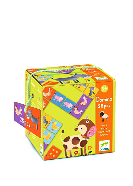 Djeco Domino Farm Çocuk Domino Oyunu