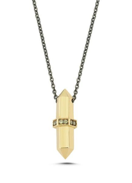 Bulletproof Core Diamonds Men's Gold Necklace