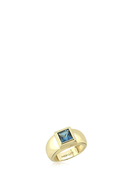 Denim Crown 14K Gold Women's Ring