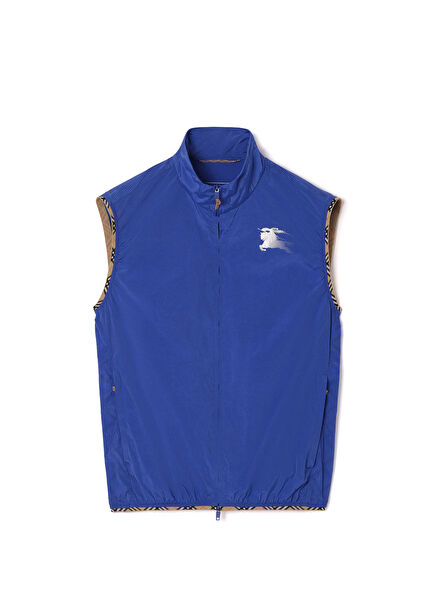 Nylon Gilet Navy Blue Men's Vest