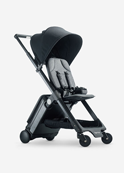 Siyah Carry On Valiz ve Kabin Boy Bebek Arabası