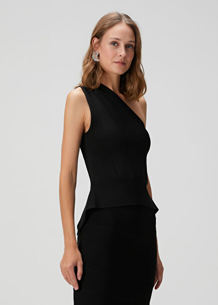 Black Evening Blouse