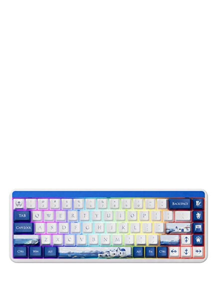 JIN01 Santorini RGB Kablosuz Hotswap Mekanik Gaming Klavye