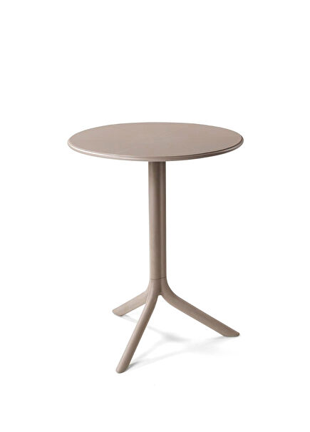 Spritz Brown Round Garden Table